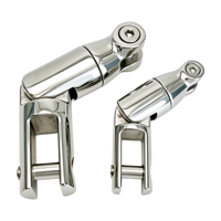 Connecteur pivotant pour chaîne d'ancre en acier inoxydable 316, poli haute brillance, antirouille, matériel d'amarrage pour navire, yacht, bateau de pêche