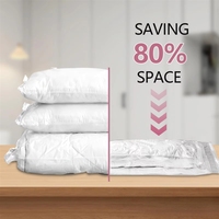 Sacs de rangement sous vide transparents de haute qualité, hermétiques et compressibles pour couvertures, manteaux et vêtements à la maison ou en voyage