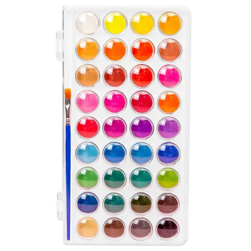 Best school watercolor paint Metallic Watercolour Cake Set