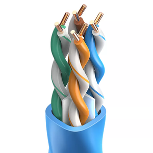 Usine 23awg 4 paires intérieur extérieur Cat6 <span class=keywords><strong>Rj45</strong></span> <span class=keywords><strong>cat</strong></span> <span class=keywords><strong>6</strong></span> Ethernet Utp Lan câble réseau 1000ft <span class=keywords><strong>prix</strong></span> du rouleau - Product Image 4