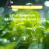 Sansi 70W 100W Spectre Complet LED Lampe de Croissance avec IR UV pour Plantes, Dimmable et Connectable en Série