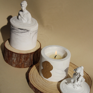 Luxury Marble Soy Wax Scented <strong>Candles</strong> Eco-Friendly Gypsum High Quality Lid Home Decoration Perfect <strong>Gift</strong> <strong>Sets</strong> <strong>Candle</strong> Scented - Product Image 4