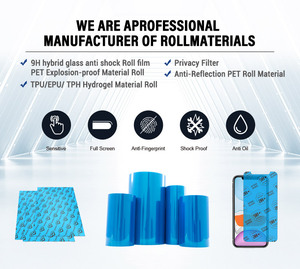 Nano chống sốc vật nuôi rõ ràng bảo vệ màn hình nguyên liệu cuộn riêng tư mờ nguyên liệu màn hình bảo vệ phim CuộN AB keo - Product Image 2
