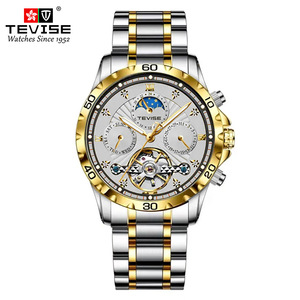 Montre automatique à phases lunaires, montres mécaniques à bas prix, montres mécaniques automatiques - Product Image 1