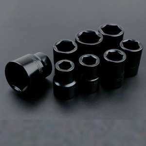 Socket Wrench Set 3/4 In Drive 17-41mm Metric Hex Industrial Grade 45 Steel Single-Ended Pneumatic Electric Use - Product Image 1