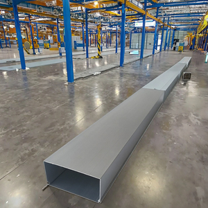 Quadratische elektrische Ausrüstung für den Innen-und Außenbereich Kabel rinnen aus Aluminium legierung Raceway Metall kabel rinne für das Boden kabel management - Product Image 2