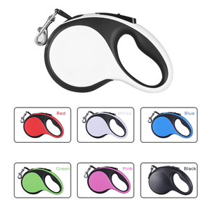 Klassische reflektierende USB-Lade-Haustier leine für kleine mittelgroße Hunde bis zu 110 Pfund, langlebig, einziehbar mit LED-Licht - Product Image 6