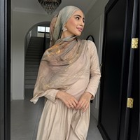 وشاح رايون طويل رقمي للمسلمات، حجاب عربي شرق أوسطي ناعم وخفيف الوزن ومسامي، عصري للاستخدام اليومي لجميع المواسم بنمط رخامي