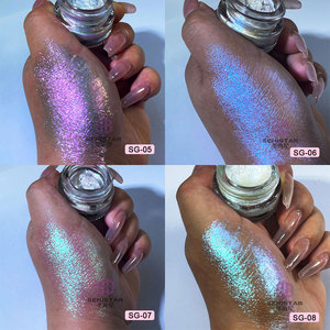 Private Label Waterproof Long-Lasting Metallic Shimmer Duochrome Liquid Glitter Multi-Color Mineral Eyeshadow Pigment for Light - Product Image 5