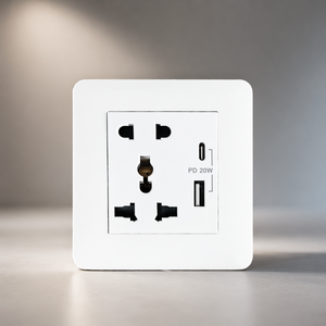 MGA Universal Multi Gang <strong>Trailing</strong> <strong>Socket</strong> with Usb A+C - Product Image 1
