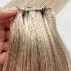 Extensions de <span class=keywords><strong>cheveux</strong></span> 2026 très demandées – Plusieurs couleurs au choix, double trame tissée à la machine # <span class=keywords><strong>Cheveux</strong></span> européens 6-613 - Product Image 3