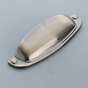 BAOCHUN Metal Kitchen Door Cupboard Furniture Antique Vintage <strong>Cabinet</strong> <strong>Knobs</strong> <strong>Shell</strong> Shaped <strong>Drawers</strong> <strong>Handle</strong> - Product Image 2