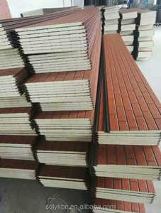 מתכת חסינת אש לוחות קיר מובלט דקורטיביים חיפוי פלדה מבודדים עבור בניין פנימי חיצוני - Product Image 4