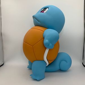 40cm Kawaii Anime <span class=keywords><strong>Pok</strong></span>é-mon Squirtle PVC Action Figure Bonne Qualité Cartoon Figurine Militaire Statue Enfants Jouets Poupée Cadeaux Garçons - Product Image 4