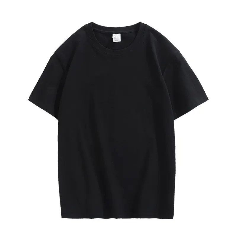 Großhandel Lagerhemden individuelles Logo 100 % Baumwolle individuelles Logo Herren einfarbiges T-Shirt Übergröße 200GSM modische T-Shirts
