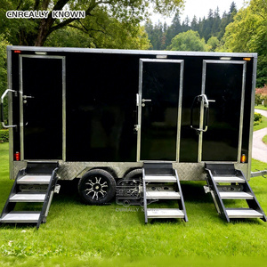 Remolque de Baño Portátil de Lujo 2025 con Inodoro y Ducha Móvil para Uso en Parques - Product Image 1