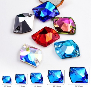 คริสตัลเย็บติดคุณภาพพรีเมียม OLeeya แบบ AB Cosmic Glass สำหรับตกแต่งชุดเต้นรำ ชุดบิกินี่ - Product Image 3