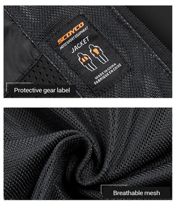Giacca Protettiva da Moto Personalizzata, Traspirante e <span class=keywords><strong>Impermeabile</strong></span>, in Rete, per Motociclisti <span class=keywords><strong>Enduro</strong></span> Unisex - Product Image 6