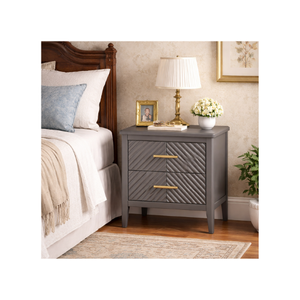 Modern Design Eco-Friendly Low MOQ Wooden Bedroom Furniture Sustainable Solid Wood <b>Bedside</b> <b>Table</b> Nightstands - Product Image 1