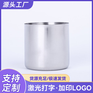 แก้วเบียร์สแตนเลสขนาดเล็ก เส้นผ่านศูนย์กลาง 45 มม. สูง 45 มม. ถ้วยสุราแบบพกพา ใช้กลางแจ้ง สไตล์เรียบง่าย - Product Image 5