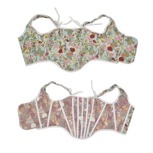 Corsé de calidad apretado Abdomen Vintage Bustiers hermosos estampados con cordones en la espalda corpiños huesos reunir pecho adelgazamiento Tops XXS a 3XL - Product Image 6
