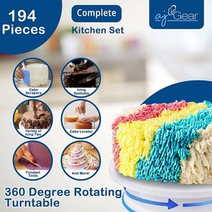 Cake Decorating Supplies Kit Baking and Piping Set of 194PCS Decoration Tools Starter Guide - Product Image 3