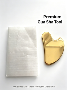 Raspador <span class=keywords><strong>de</strong></span> Metal Kansa Guasha Color Dorado al por Mayor para Modelar el Mentón, Masajeador Facial con Logotipo Personalizado, Herramienta Gua Sha - Product Image 3