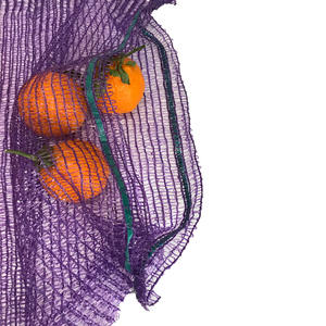 Bolsas de malla Raschel duraderas del fabricante de China, llamativos colores rojo, amarillo, verde, naranja, Material PE para embalaje e impresión - Product Image 2