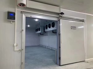 Acciaio inossidabile e portello scorrevole manuale PU sale celle frigorifere facile <span class=keywords><strong>da</strong></span> usare 50mm 150mm di costruzione del pannello - Product Image 4