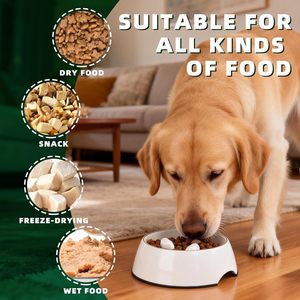 Ensemble de gamelles pour chien Super Dog, mangeoire lente, antidérapante, étanche IPX8, mélamine et acier inoxydable, pour chiens de petite et moyenne taille - Product Image 5