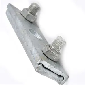 Collier de <span class=keywords><strong>suspension</strong></span> de câble galvanisé avec 3 boulons Accessoires de puissance pour <span class=keywords><strong>suspension</strong></span> de câble de haubanage à rainure parallèle - Product Image 1