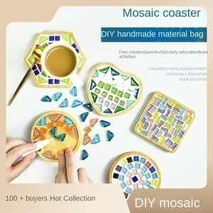 Kit d'art de mosaïque DIY-Ensemble de fabrication de cadre de mosaïque culturelle créative avec tous les matériaux - Product Image 4