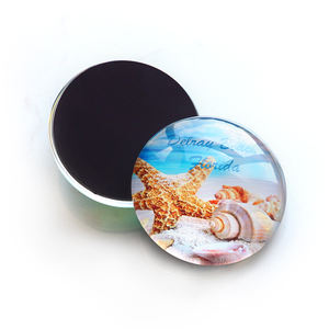 Nuovo modello di forma diversa Souvenir di <span class=keywords><strong>medie</strong></span> <span class=keywords><strong>dimensioni</strong></span> frigorifero 3d magnete in vetro personalizzato - Product Image 1