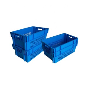 Turnover Basket Crates Wholesale 180 Degree Stackable And Nestable Plastic Containers
