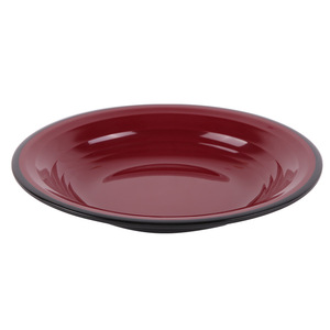 Melamine Round Buffet Plate Deep Shallow Thickened Shatter Resistant Imitation Porcelain Tableware Hotel Use - Product Image 5