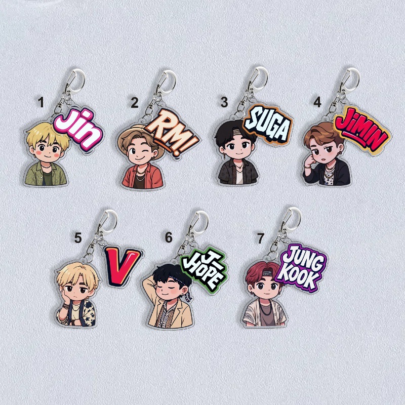 KPOP Idol Cute Cartoon Bangtan Boys JUNGKOOK V Taehyung JIN SUGA