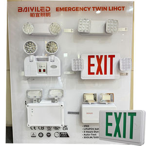 ไฟฉุกเฉินแบบสองหัวความสว่างสูง ไฟสำรองทางออก LED  ไฟฉุกเฉิน LED - Product Image 2