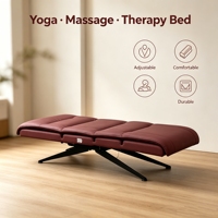 Table de massage électrique incurvée en acier inoxydable, réglable, pour soins du visage et extensions de cils, idéale pour usage commercial - Vente directe usine