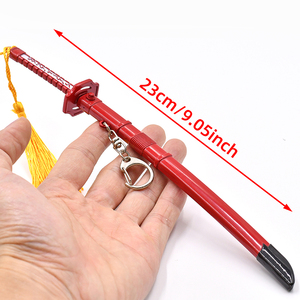 Juguete de Cosplay para Niños, Llavero de Espada de Metal, Akame <span class=keywords><strong>Ga</strong></span> <span class=keywords><strong>KILL</strong></span>, Katana de Anime, Decoración para Bolsos y Llaves - Product Image 6