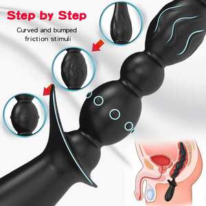 Charge Anal Beads <span class=keywords><strong>XXX</strong></span> G Spot Anal Vibrating Beads Dildo Vibrator Juguetes para adultos para masturbación femenina - Product Image 4