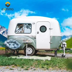 China fabricante Leve Travel Trailer caravana glamping simples caravana china rv com banheiro e cozinha