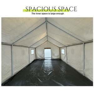 Double Layer Winter Custom Logo Four Season Oxford Desert 10 Man <b>Frame</b> Tube Tent for Sale - Product Image 4