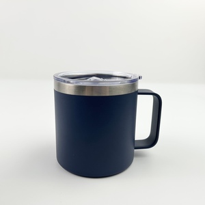 Wholesale 12/14oz Custom Insulated Coffee Mug 304 Stainless Steel <b>Double</b> <b>Wall</b> Thermos Travel Vacuum Tumbler Handle Customized - Product Image 6