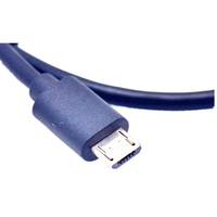 Kabel pengisi daya USB 3.0 a Male ke Micro B 5 Pin, USB-C pengisian cepat kabel mikro USB dengan sinkronisasi Data tembaga murni untuk printer