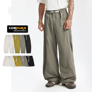QUICKSHOW <span class=keywords><strong>Pantalon</strong></span> Cargo Homme Ample CORDURA Streetwear avec Ceinture Drapé à Volants, Style Sarouel Scimitar - Product Image 1