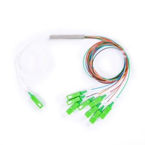 Divisor PLC de Fibra Óptica SC/APC 1x2 1x4 1x8 1x16 Tipo Tubo de Acero - Product Image 4