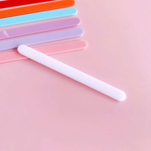 Palitos de acrílico de colores para manualidades, multiusos, con diseño de helado arcoíris, para proyectos de bricolaje, manualidades escolares, fiestas y etiquetas de plantas - Product Image 2
