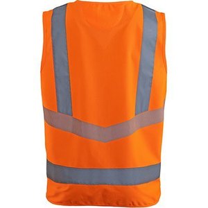 Gilet ad alta visibilità per lavori stradali, ordini di <span class=keywords><strong>gruppo</strong></span> con logo aziendale - Product Image 5