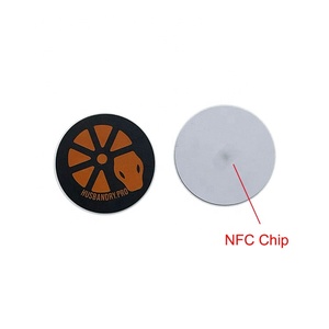 Muestras Gratis, Etiqueta Adhesiva de Moneda NFC 213/215, <span class=keywords><strong>RFID</strong></span> Pasivo Regrabable de <span class=keywords><strong>13.56mhz</strong></span> - Product Image 6