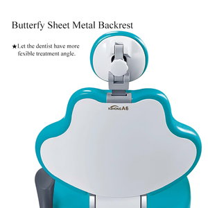 Zahnbehandlungseinheit mit Ergonomischem Zahnarztstuhl mit Verstellbarer Rückenlehne und Kopfstütze für Komfortable Patientenversorgung - Product Image 2